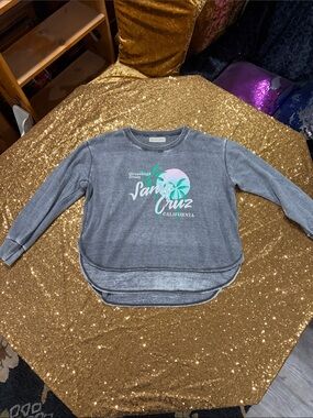 Ocean Drive Gray Santa Cruz Graphic Crewneck